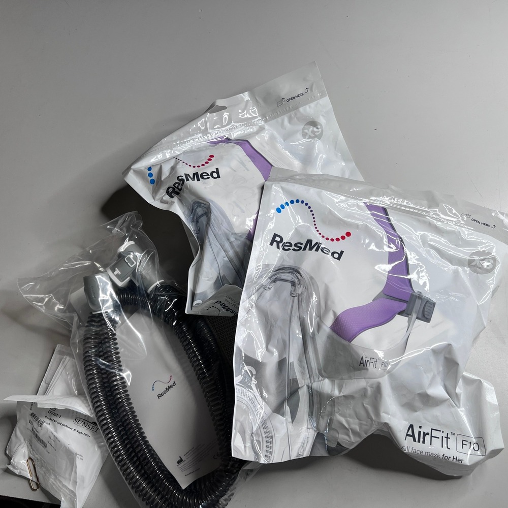 ResMed AirFit F10 For Her XS Mask Bundle with ClimateLineAir Tube & Filters